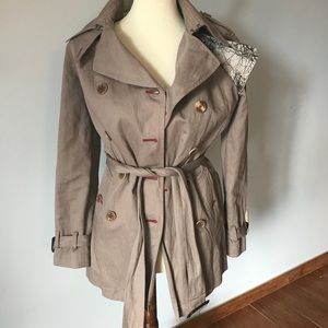 Banana Republic Trench Khaki Coat